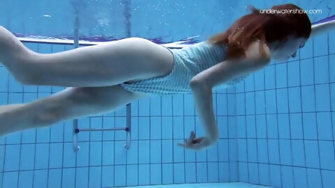 Striped Swimsuit And Small Tits Teen Anna Netrebko