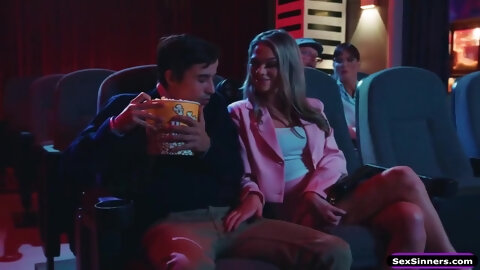 Athena Faris And Ricky Spanish In Petite Small Tits Gf Is Bored And Sucks Bfs Cock In Cinema